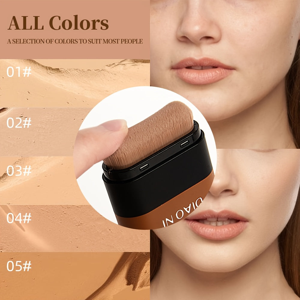 5-color Flawless Eraser Foundation Make-up Stick, Moisturizing Light Foundation Make-up Stick, Moisturizing Light Concealer Liquid Foundation, Multi-purpose Foundation Make-up Stick, Suitable for All Light Beige Tones
