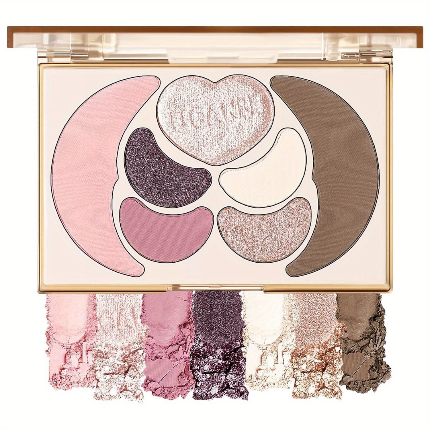 Kit de maquillaje todo en uno UCANBE: 4 sombras de ojos mate brillantes, 1 rubor, 1 bronceador contorno, 1 iluminador. Paleta de maquillaje. Sets de maquillaje para mujeres, niñas y adolescentes.