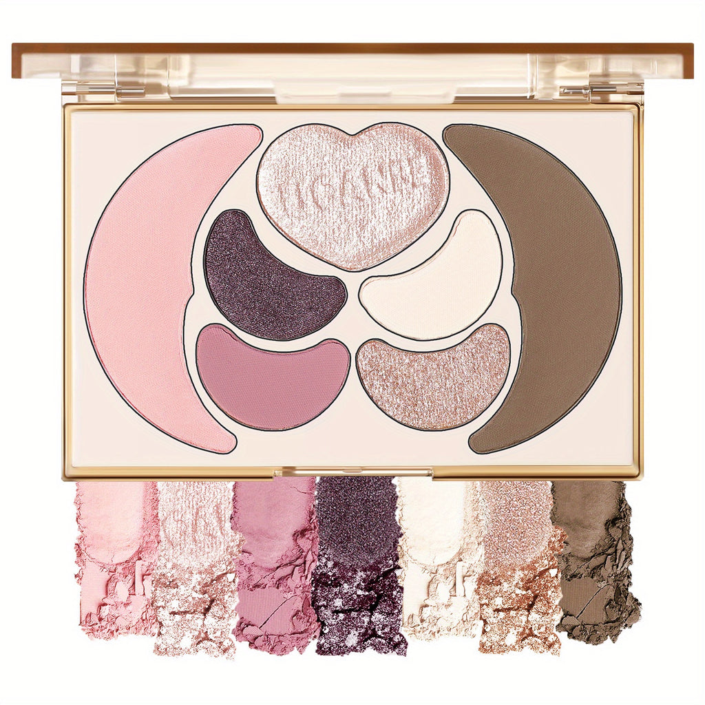 Kit de maquillaje todo en uno UCANBE: 4 sombras de ojos mate brillantes, 1 rubor, 1 bronceador contorno, 1 iluminador. Paleta de maquillaje. Sets de maquillaje para mujeres, niñas y adolescentes.