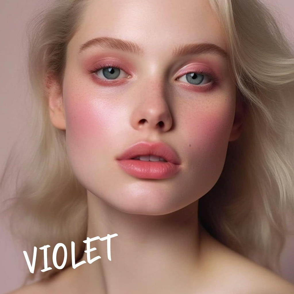 Paleta de maquillaje UCANBE con colorete en crema mate que se convierte en polvo, colorete ligero y altamente pigmentado para mejillas y ojos, coloretes para el rostro con cobertura aterciopelada impecable y fácil de difuminar.