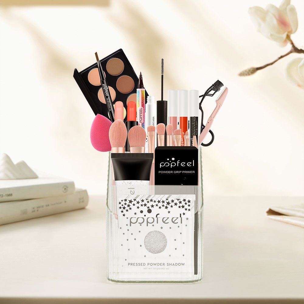 Set de maquillaje multiuso para regalo, que incluye paleta de sombras de ojos, base de maquillaje, brillo de labios, colorete en polvo, brocha, delineador de ojos, etc.