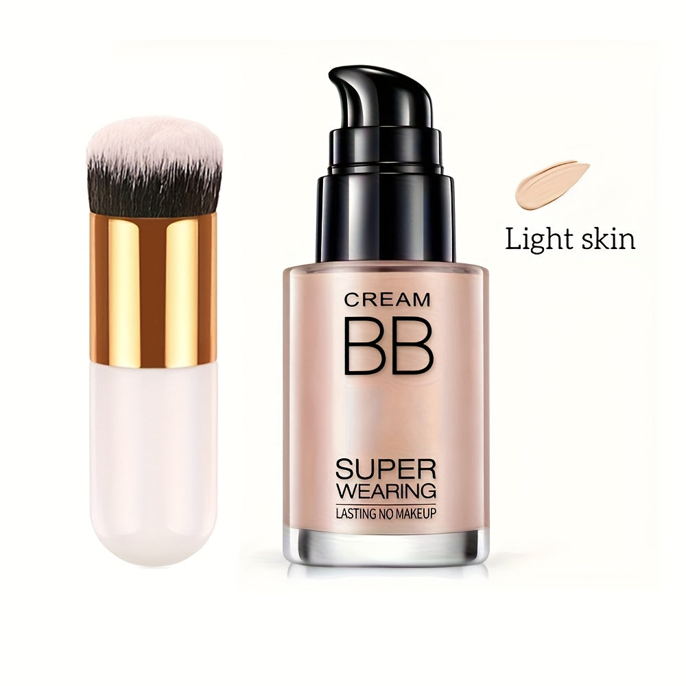 Pascua, BB Foundation Set de maquillaje + brochas Corrector hidratante Duradero Set de cosméticos para mujer Vacaciones