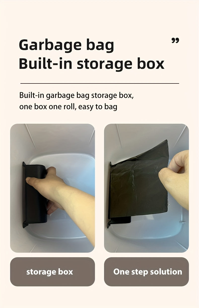 [Smart | Odor-Proof] Quiet Close & Odor-Proof Smart Trash Can | Multiple Capacity Options (3.17gal/3.7gal/4.23gal) & Battery Operated (AA) | Ideal for Kitchen, Bathroom, Living Room, Office - No Batteries Included