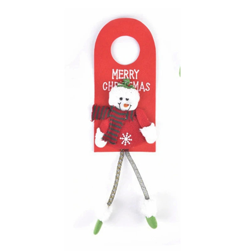 Árbol de Navidad  2025 Feliz Año Nuevo Decoración Colgante Papá Noel Alce Muñeco de nieve Colgante Noel Regalo de Navidad Navidad