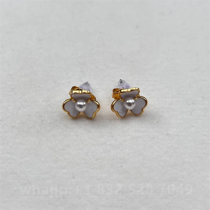 1:1 KS joyería pendientes de flores joyería mujer joyería de moda cumpleaños aretes para mujer