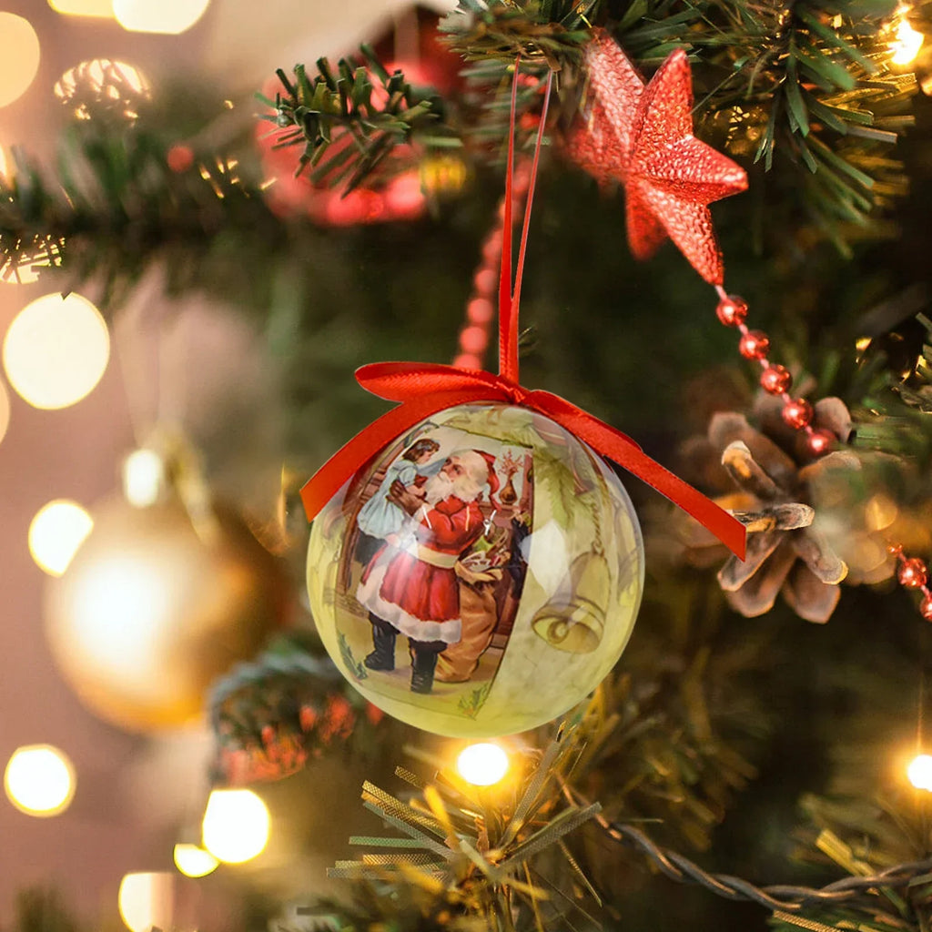 14 piezas de adornos para árbol de Navidad Bolas decorativas Bolas colgantes para fiestas Decoración para el hogar Regalo de Navidad Set Navidad Bola de discoteca Natal