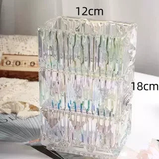 Florero de cristal, jarrones transparentes, mesa de comedor, dormitorio, flores hidropónicas, florero de rosas, decoración para sala de estar, terrario, decoración del hogar