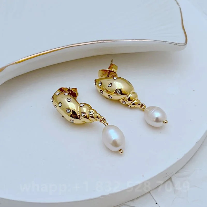 1:1 KS joyería pendientes de flores joyería mujer joyería de moda cumpleaños aretes para mujer