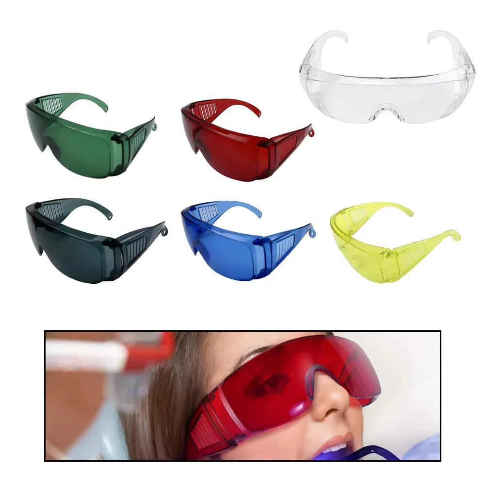 Gafas de protección ocular, lentes de seguridad, antisalpicaduras, prueba de polvo, para laboratorio de odontología, 1 unidad