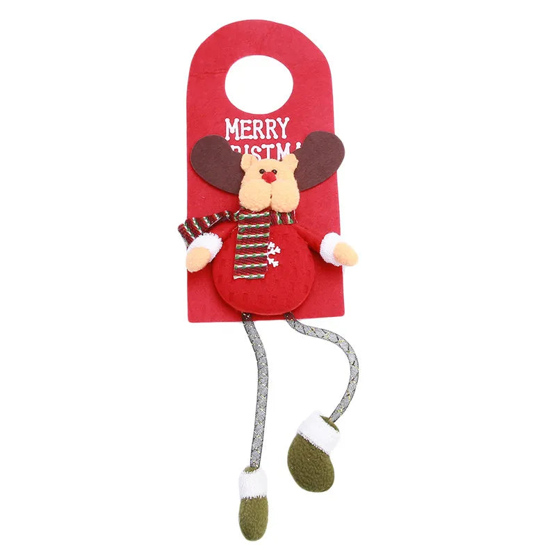 Árbol de Navidad  2025 Feliz Año Nuevo Decoración Colgante Papá Noel Alce Muñeco de nieve Colgante Noel Regalo de Navidad Navidad