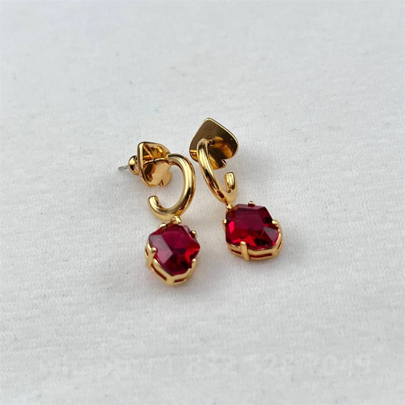 1:1 KS joyería pendientes de flores joyería mujer joyería de moda cumpleaños aretes para mujer