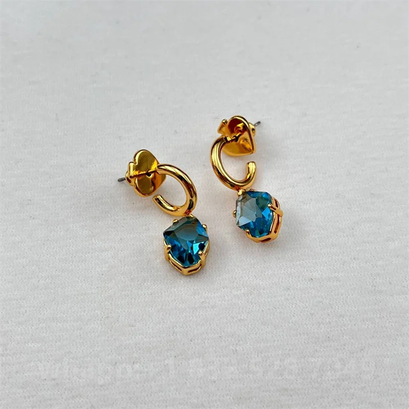 1:1 KS joyería pendientes de flores joyería mujer joyería de moda cumpleaños aretes para mujer