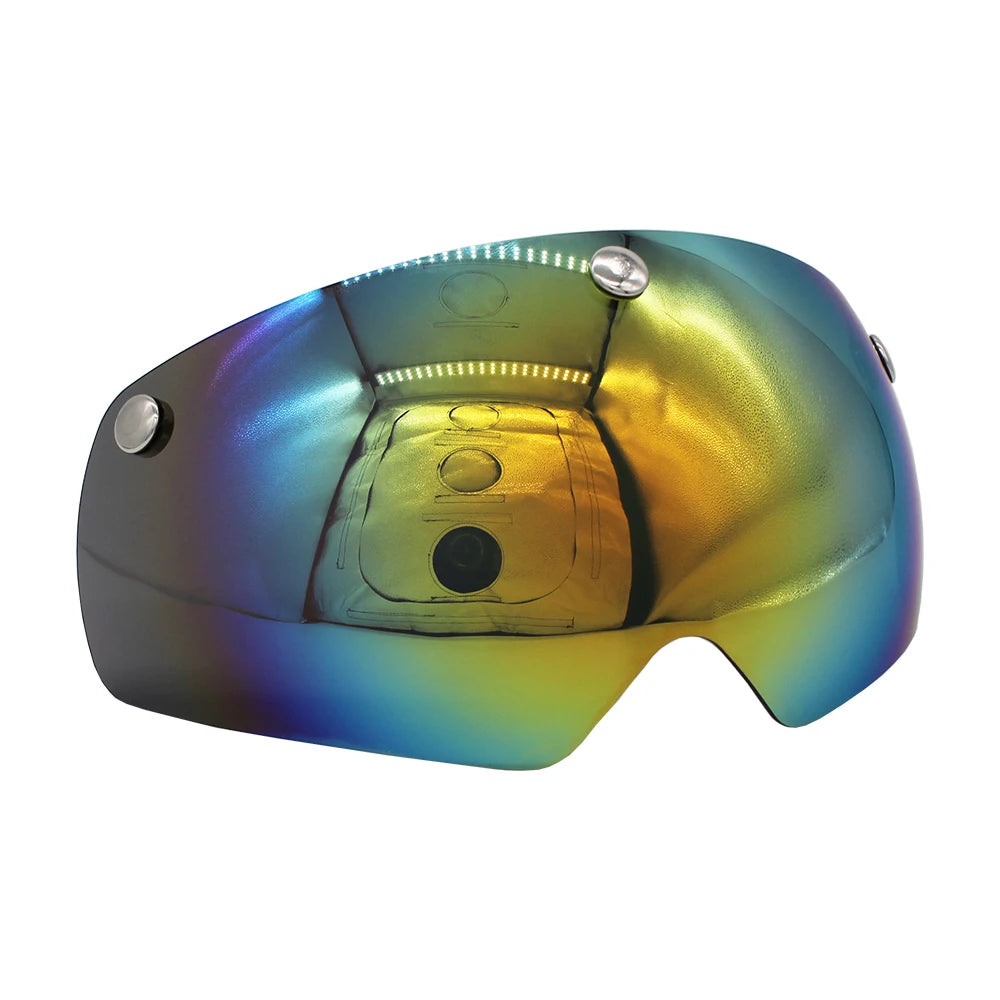 Casco TT gafas Casco Ciclismo lente aero casco bicicleta triatlón tt Ciclismo de Carretera casco len tiempo prueba gafas Accesorios