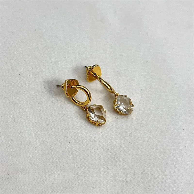 1:1 KS joyería pendientes de flores joyería mujer joyería de moda cumpleaños aretes para mujer