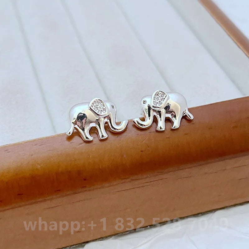 1:1 KS joyería pendientes de flores joyería mujer joyería de moda cumpleaños aretes para mujer