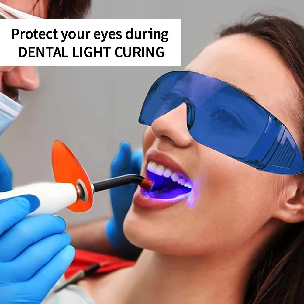 Gafas de protección ocular, lentes de seguridad, antisalpicaduras, prueba de polvo, para laboratorio de odontología, 1 unidad