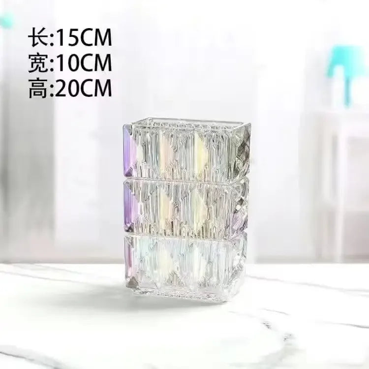 Florero de cristal, jarrones transparentes, mesa de comedor, dormitorio, flores hidropónicas, florero de rosas, decoración para sala de estar, terrario, decoración del hogar