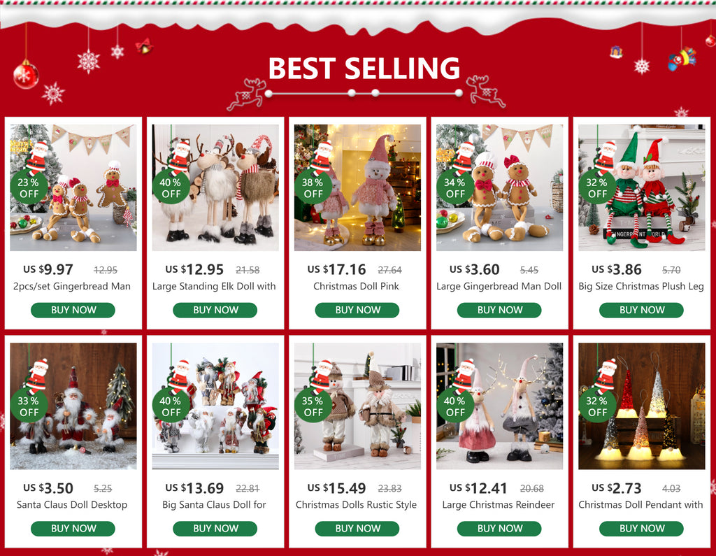 ¡DECORACIONES PARA EL HOGAR! ¡La Navidad está a la vuelta de la esquina! Decoraciones navideñas para llenar tu hogar de alegría festiva. ¡A tus hijos les encantarán!