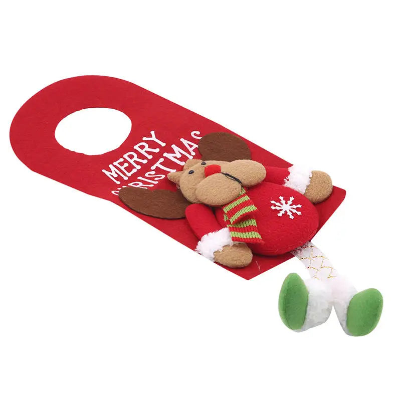 Árbol de Navidad  2025 Feliz Año Nuevo Decoración Colgante Papá Noel Alce Muñeco de nieve Colgante Noel Regalo de Navidad Navidad