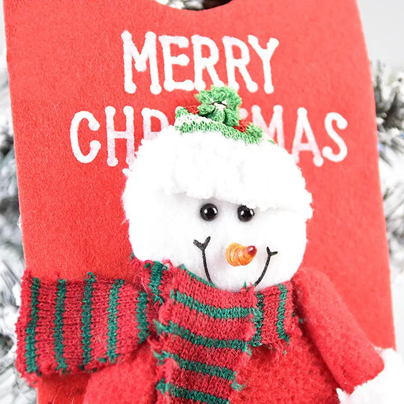 Árbol de Navidad  2025 Feliz Año Nuevo Decoración Colgante Papá Noel Alce Muñeco de nieve Colgante Noel Regalo de Navidad Navidad