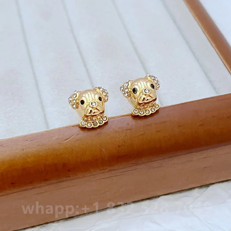 1:1 KS joyería pendientes de flores joyería mujer joyería de moda cumpleaños aretes para mujer