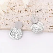 Aretes De Mujer Bohemia pendientes redondos De Metal geométricos De moda para Mujer joyería De boda De moda