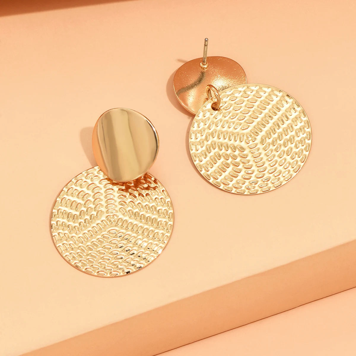Aretes De Mujer Bohemia pendientes redondos De Metal geométricos De moda para Mujer joyería De boda De moda