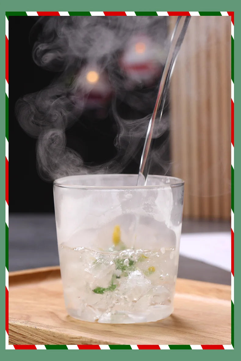 Taza de café de vidrio con forma de árbol de Navidad de 300 ml. Vaso para jugo. Taza para leche. Ideal como regalo de Navidad. Decoración para la mesa del comedor. Taza navideña.