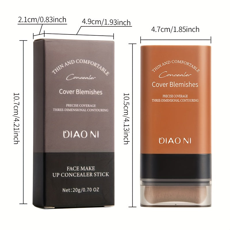 5-color Flawless Eraser Foundation Make-up Stick, Moisturizing Light Foundation Make-up Stick, Moisturizing Light Concealer Liquid Foundation, Multi-purpose Foundation Make-up Stick, Suitable for All Light Beige Tones