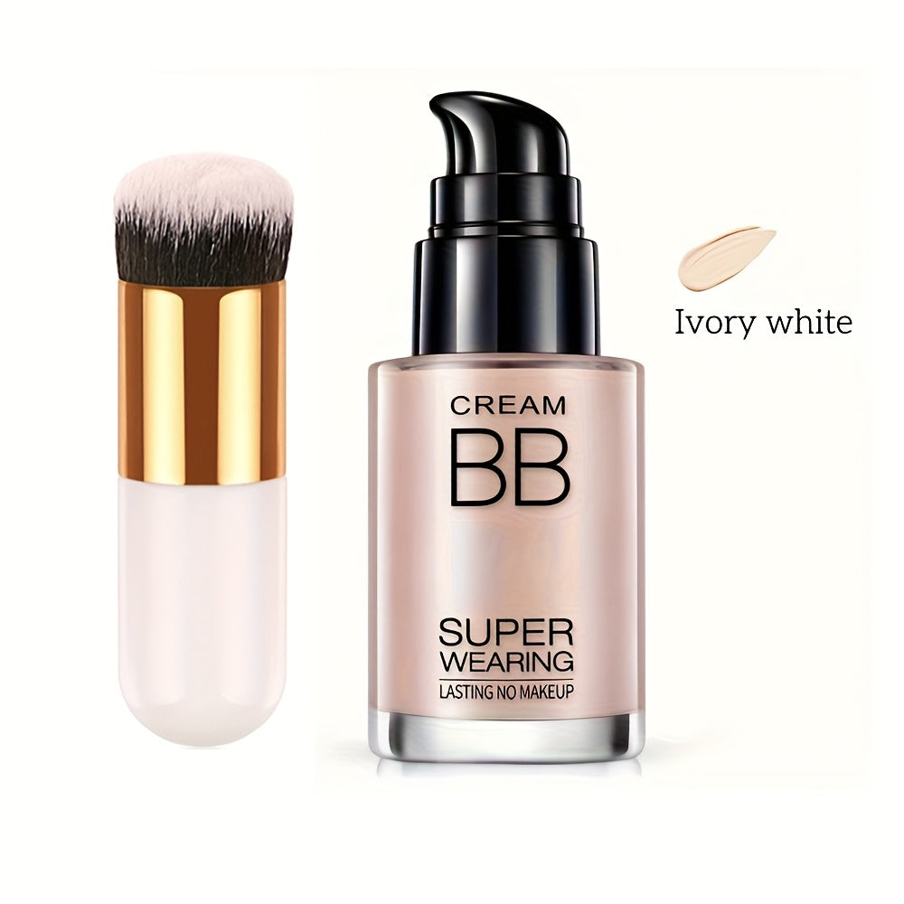 Pascua, BB Foundation Set de maquillaje + brochas Corrector hidratante Duradero Set de cosméticos para mujer Vacaciones