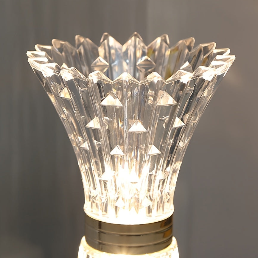 Lámpara de mesa decorativa con diseño de florero para decorar el dormitorio, la mesita de noche, el hogar y como regalo.