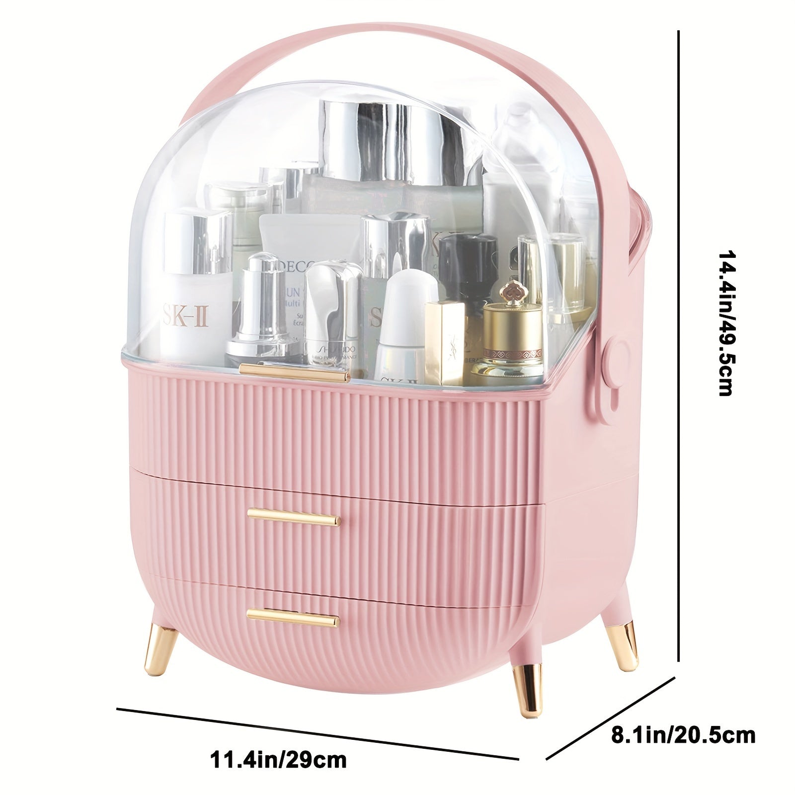 Organizador de maquillaje para tocador, organizadores de maquillaje y almacenamiento.